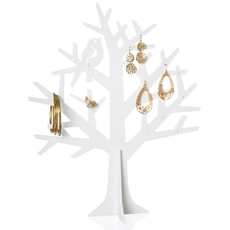 Porte Bijoux En Forme D Arbre En Bois Pour Fashionistas Sur Logeekdesign