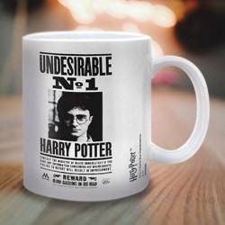 Mug Harry Potter en céramique blanche avec affiche Azkaban sur