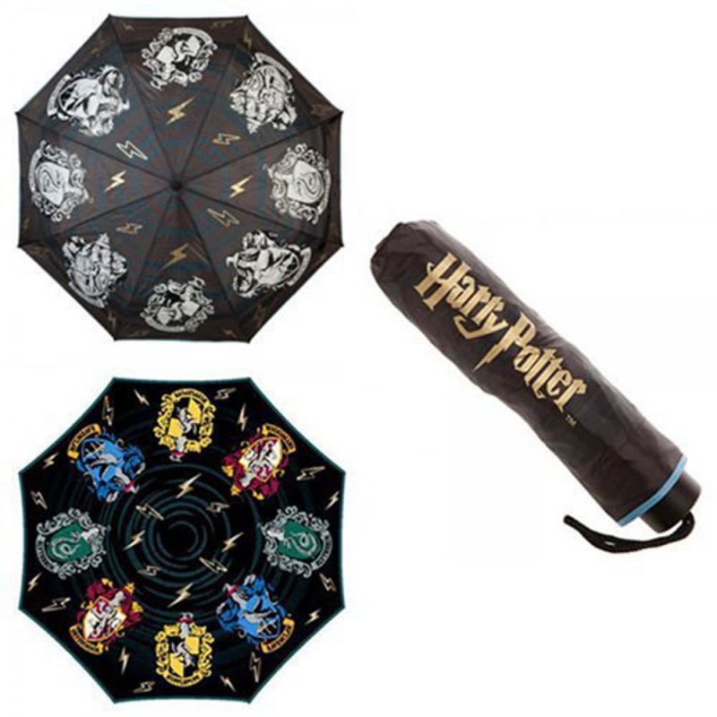 Parapluie pliant manuel Poudlard Harry Potter Couleur au choix ⋆ Lucky Geek