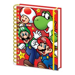 Carnet de Notes Super Mario Nintendo A5