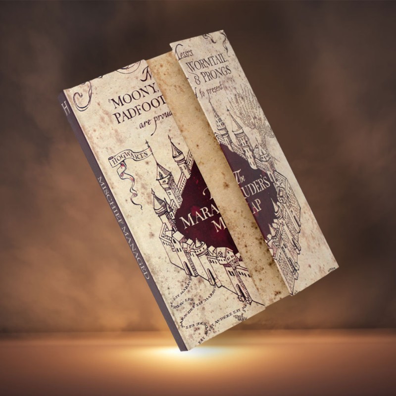 Harry Potter - Carnet de notes de poche La carte du maraudeur
