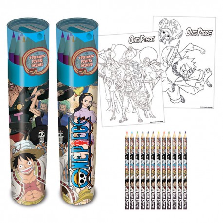 Trousse Triple Manga One Piece sur Logeekdesign