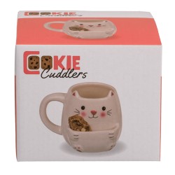 Tasse Chat avec Poche Porte-Biscuit