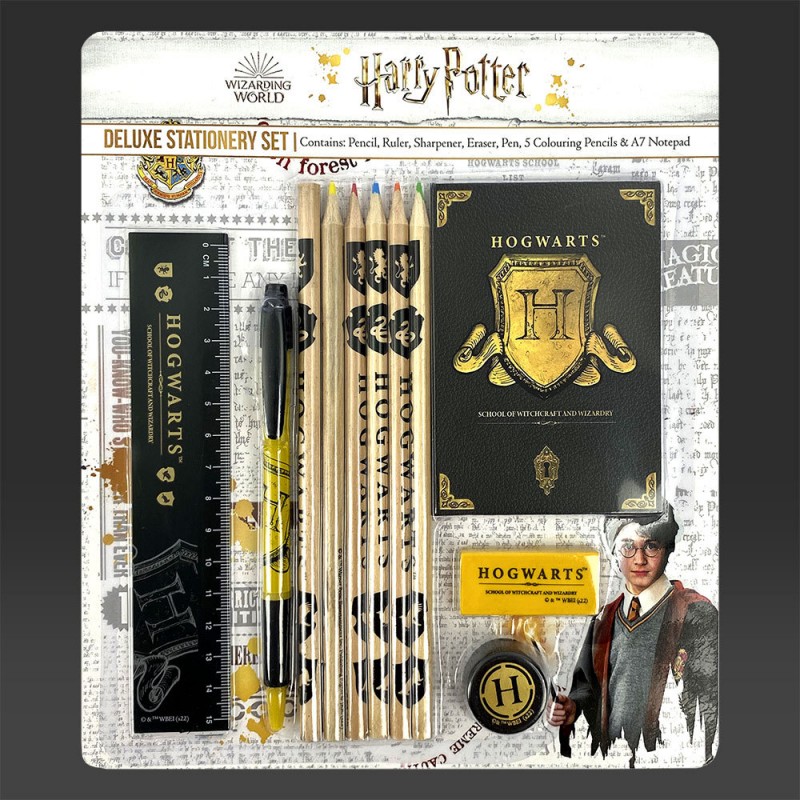 Fournitures scolaires Harry Potter à l'effigie de Poudlard sur Logeekdesign