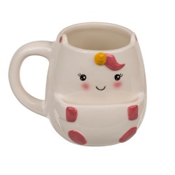 Tasse Licorne avec Poche Porte-Biscuit