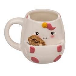 Tasse Licorne avec Poche Porte-Biscuit