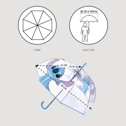 Parapluie Transparent Stitch Disney