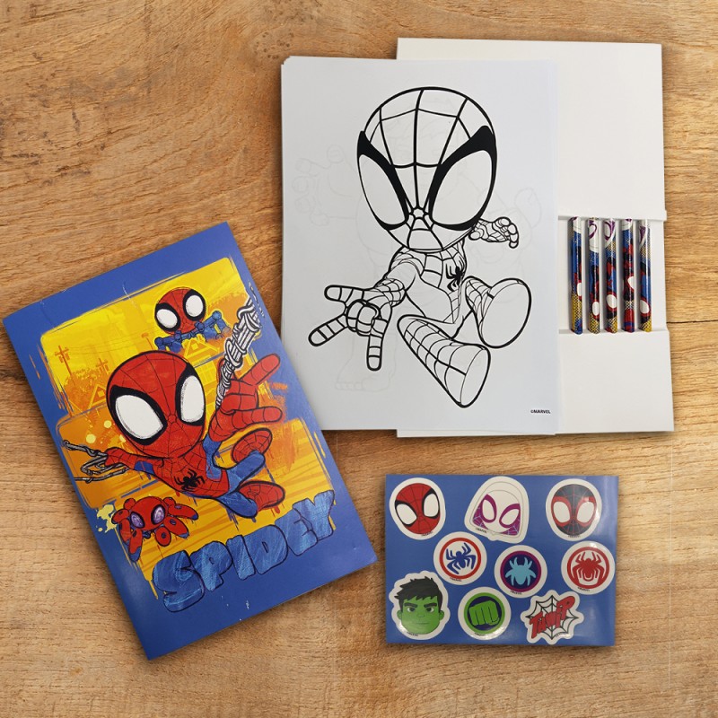 Vive le coloriage ! - spider-man : Collectif - Livres jeux et d'activités