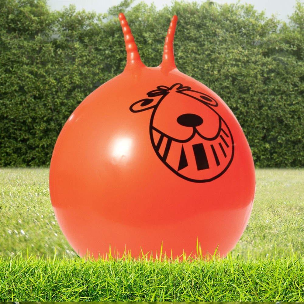 Grand Ballon Sauteur Retro Space Hopper Orange Fun sur Logeekdesign