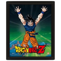 Cadre Dragon Ball Z Son Goku Effet Animé 3D - Power Level