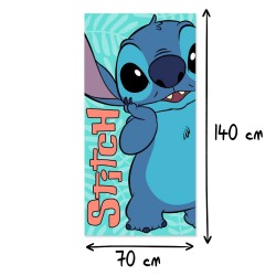 Serviette de Plage Adorable Stitch Disney