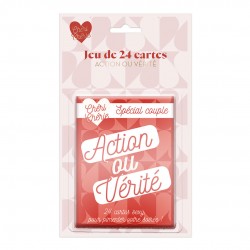 Jeu de Cartes Action ou Vérité Spécial Couple