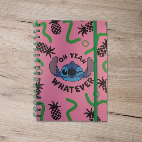 Carnet de Notes Stitch Disney à Spirales - Oh Yeah Whatever