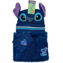 Set Hiver Stitch Disney - Snood, Gants et Bonnet 3D