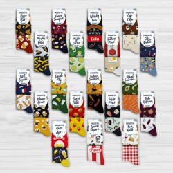 Chaussettes Humoristiques Plats et Boissons Mythiques