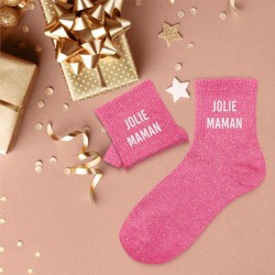 Chaussettes Paillettes Famille Fantaisie