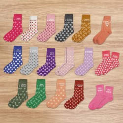 Chaussettes Paillettes Famille Fantaisie